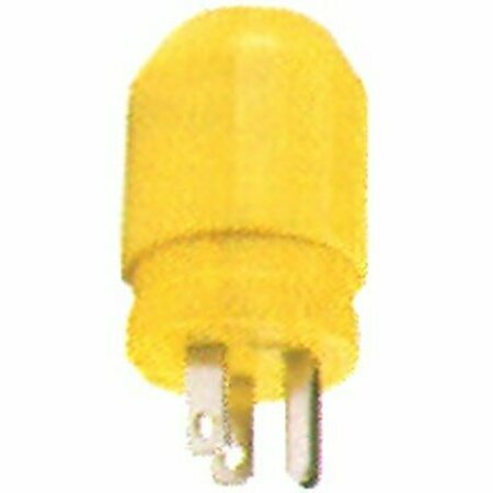 COOPER WIRING 15A PLUG YELLOW QUICK GRIP GR AH5965Y